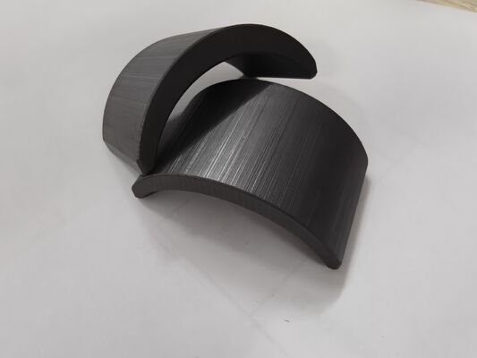 Y30BH Sinterlenmiş Ferrit Segment Mıknatıs 60mm OD BLDC Motor Rotor için OEM Özel